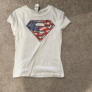 Supergirl White T-Shirt